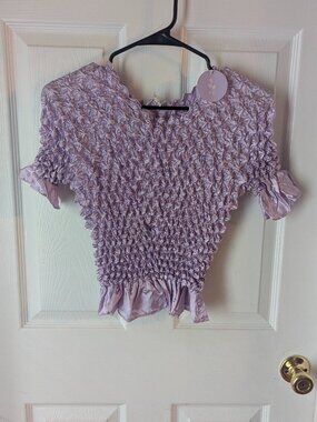 NWT F C purple top - S